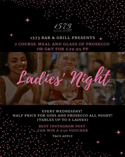 Cocktail Ladies Night Poster